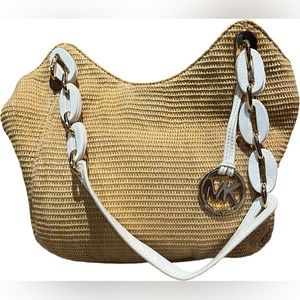 Michael Kors Lilly Raffia Straw handbag